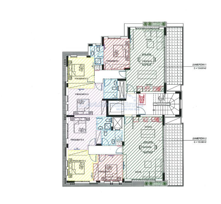 For Sale Three Bedrooms Luxury Flat in Paralimni