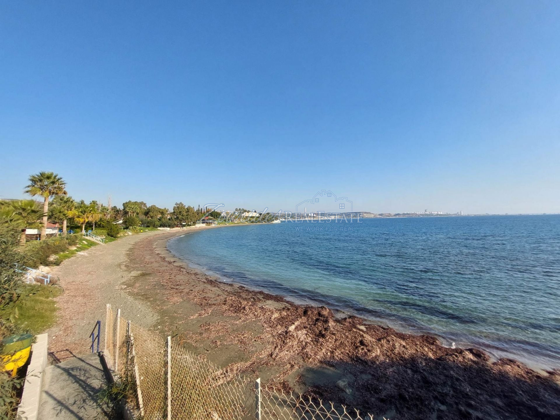 Land by the beach