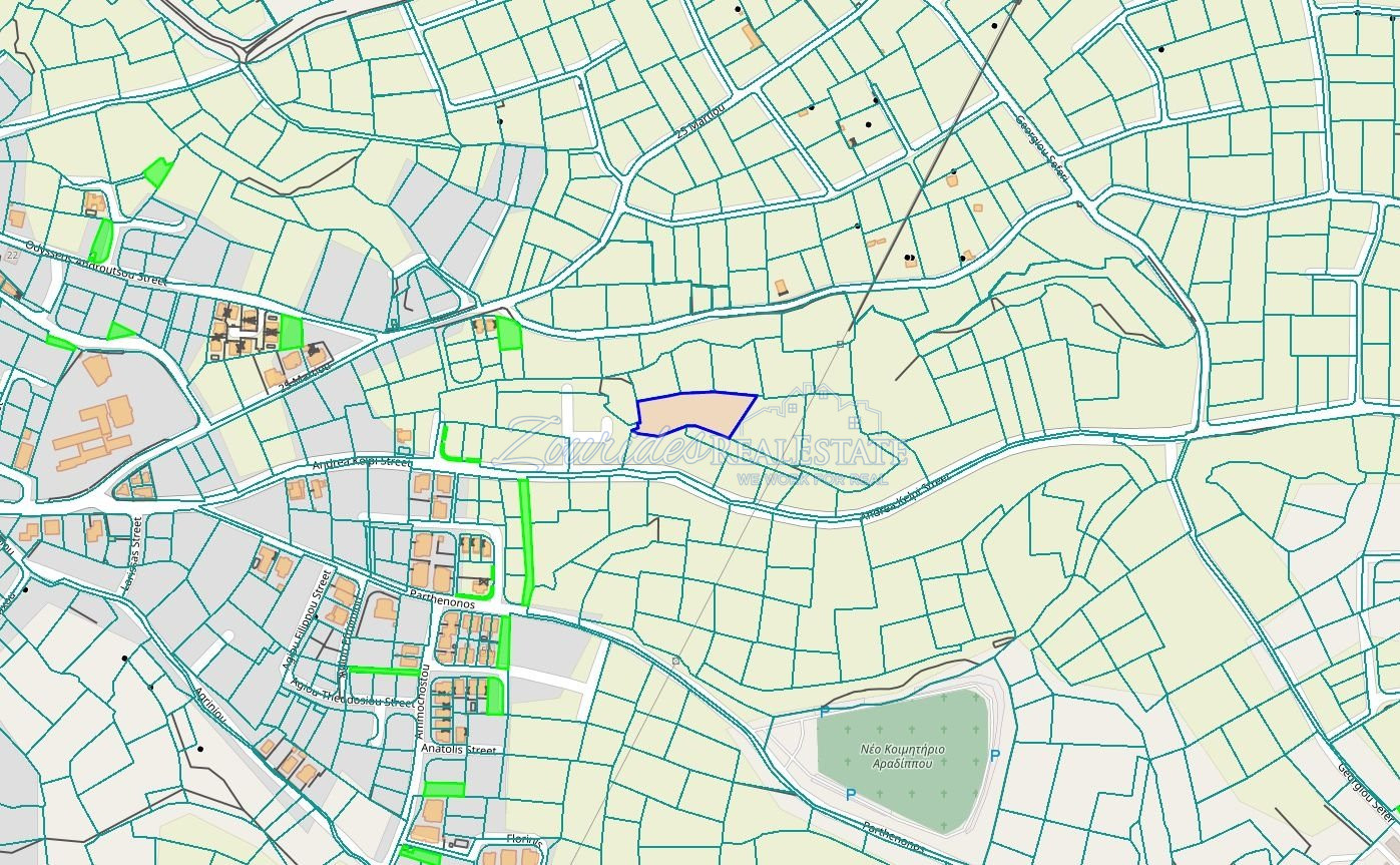 Field within the residential zone in Larnaca