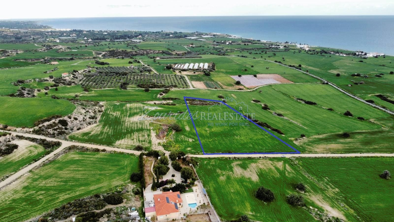 Agriculture field in Agio Theodoro
