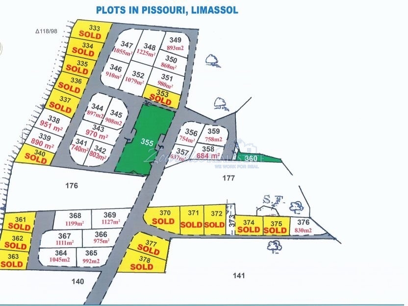 Touristic plot in Pisouri Limassol