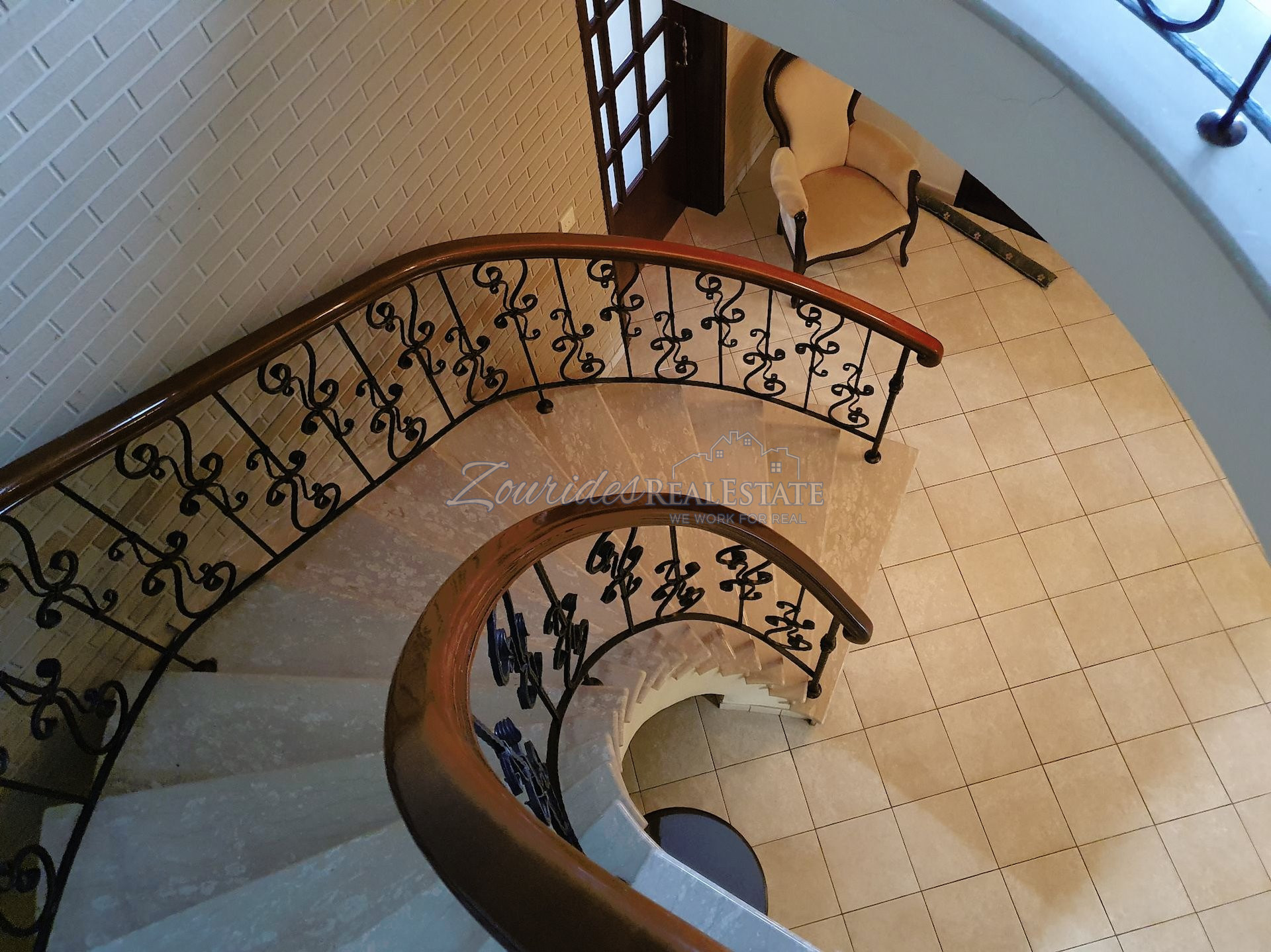 A detached house with open views