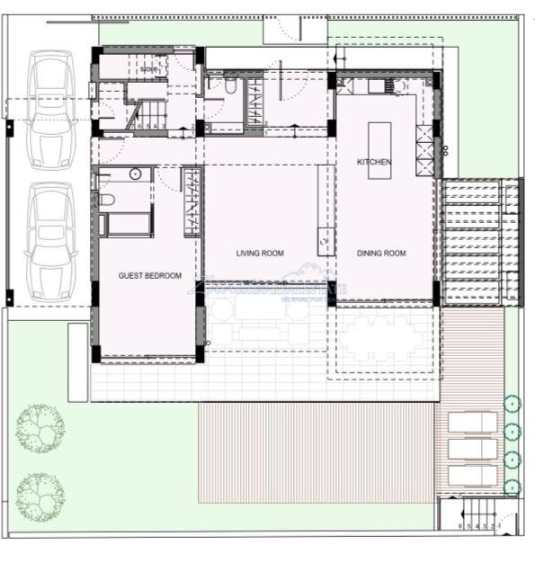 Litteraly ON the beach.