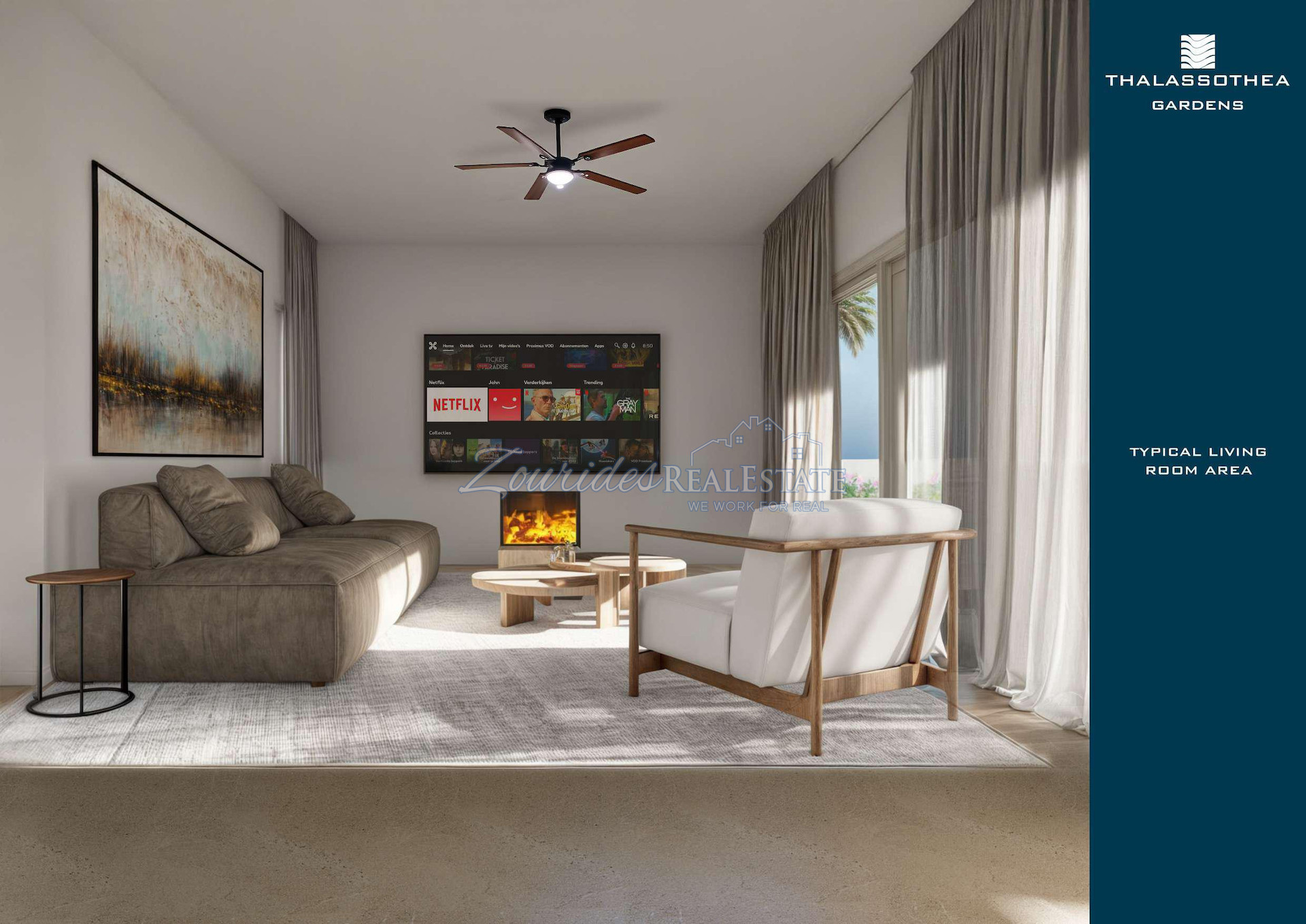 Detached property close to the sea